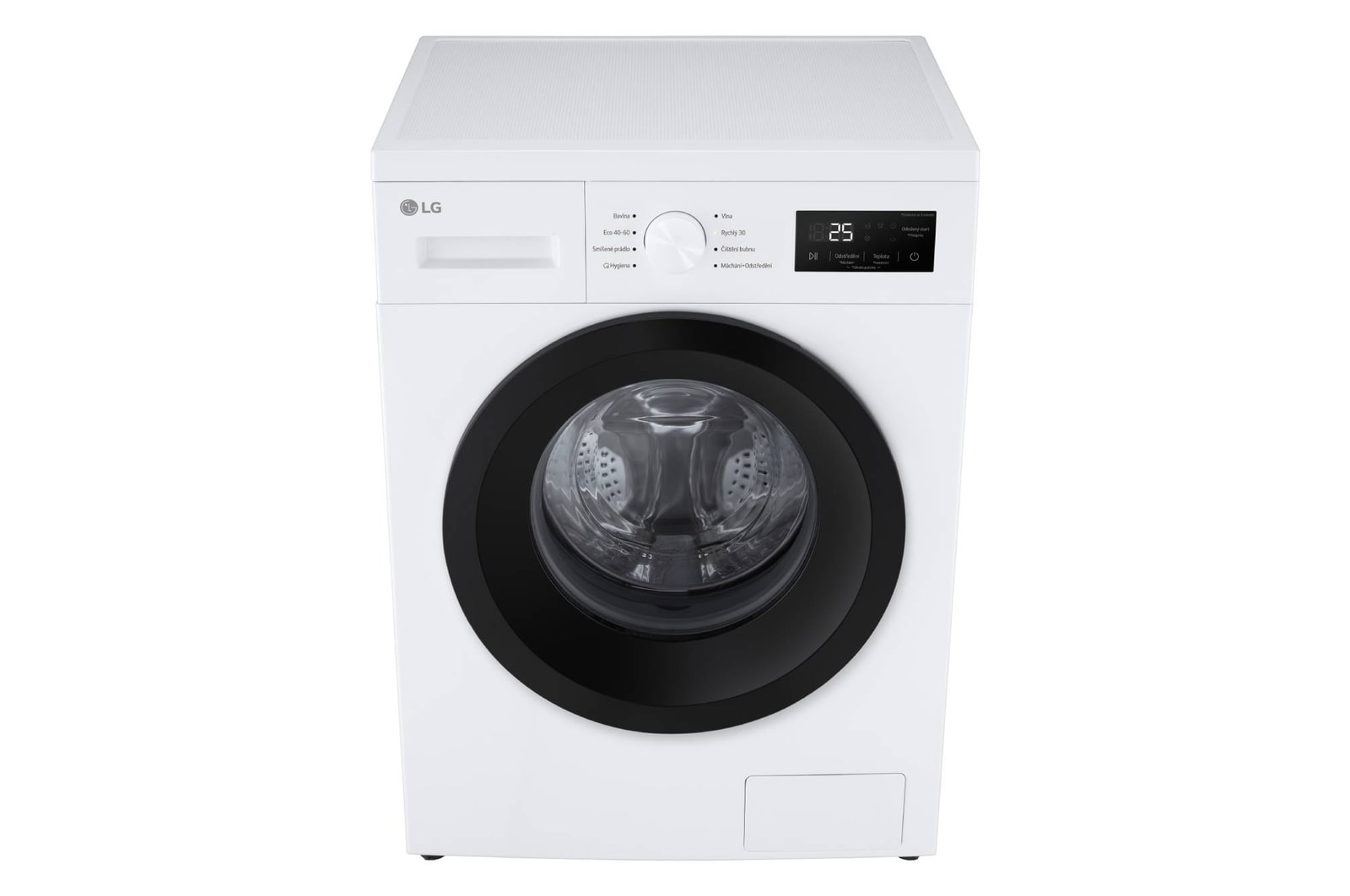 AI Slim pračka LG | 8 kg | A | 1400 ot./min | Rychlý 30' hygienický program | Bílá