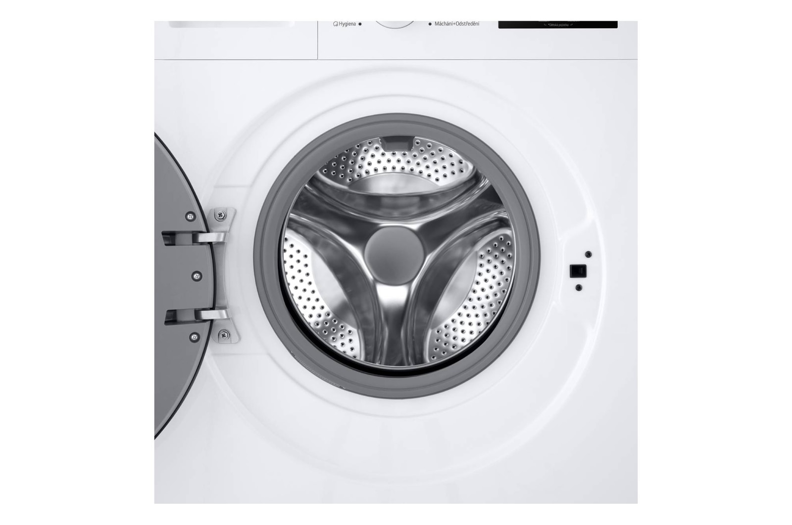 AI Slim pračka LG | 8 kg | A | 1400 ot./min | Rychlý 30' hygienický program | Bílá