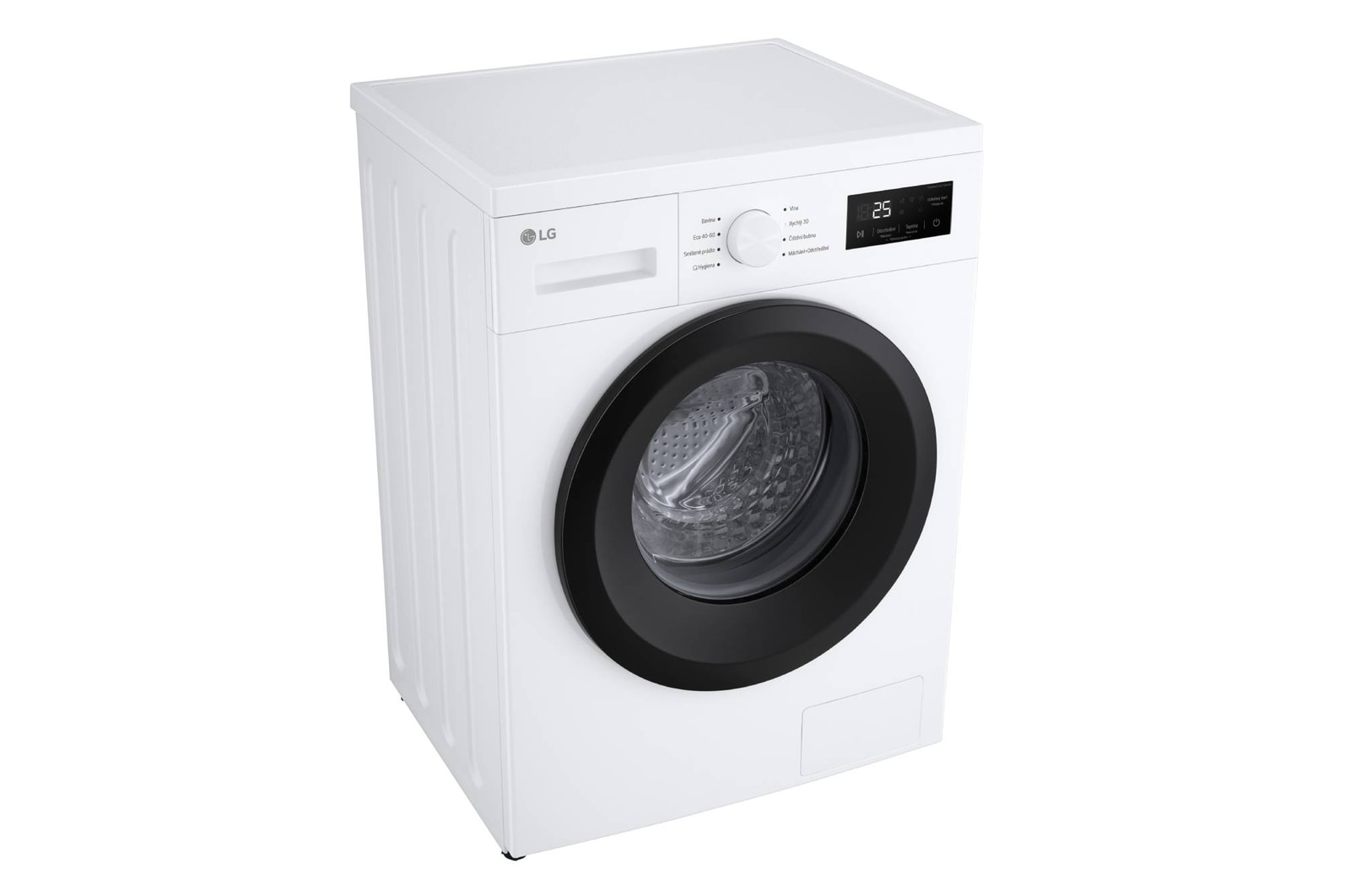 AI Slim pračka LG | 8 kg | A | 1400 ot./min | Rychlý 30' hygienický program | Bílá