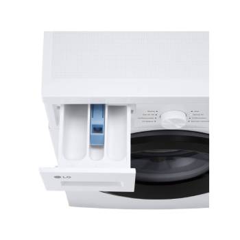 AI Slim pračka LG | 8 kg | A | 1400 ot./min | Rychlý 30' hygienický program | Bílá