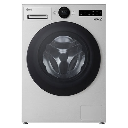 Parní pračka LG - 11 kg - A-40% - 1400 ot./min - Direct Drive™ - AI DD™ -Stříbrná