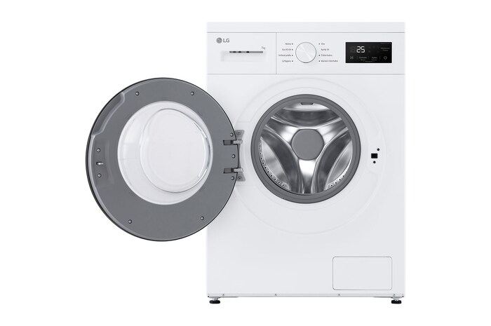 LG Slim pračka LG | 7 kg | A | 1400 ot./min | Rychlý 30' hygienický program | Bílá, F4A10S7NWK
