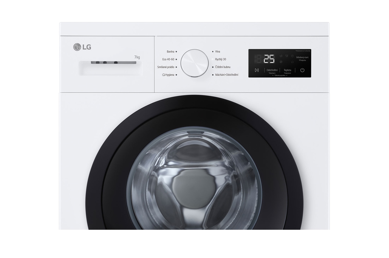 LG Slim pračka LG | 7 kg | A | 1400 ot./min | Rychlý 30' hygienický program | Bílá, F4A10S7NWK