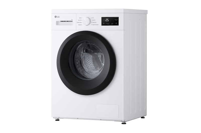 LG Slim pračka LG | 7 kg | A | 1400 ot./min | Rychlý 30' hygienický program | Bílá, F4A10S7NWK