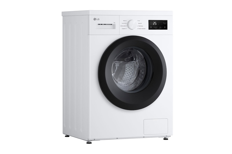 LG Slim pračka LG | 7 kg | A | 1400 ot./min | Rychlý 30' hygienický program | Bílá, F4A10S7NWK