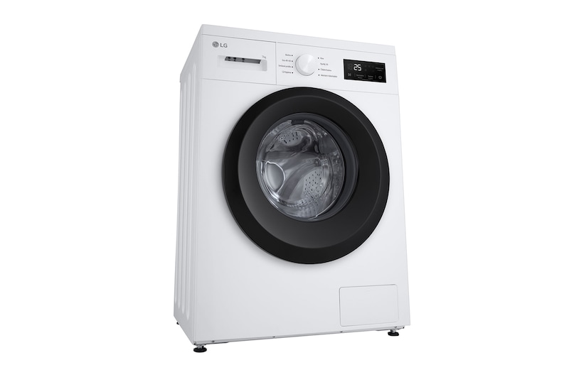 LG Slim pračka LG | 7 kg | A | 1400 ot./min | Rychlý 30' hygienický program | Bílá, F4A10S7NWK