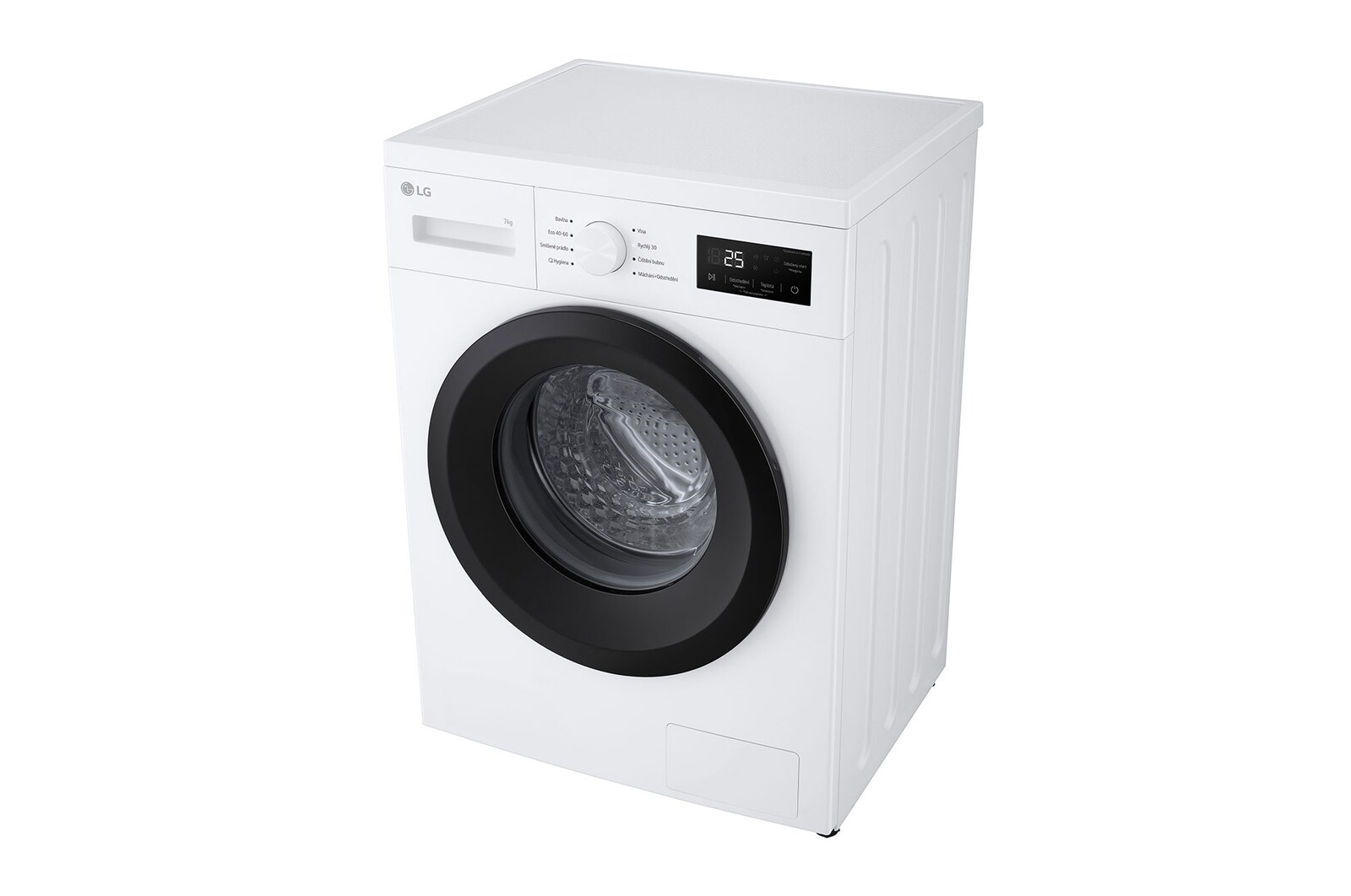 LG Slim pračka LG | 7 kg | A | 1400 ot./min | Rychlý 30' hygienický program | Bílá, F4A10S7NWK