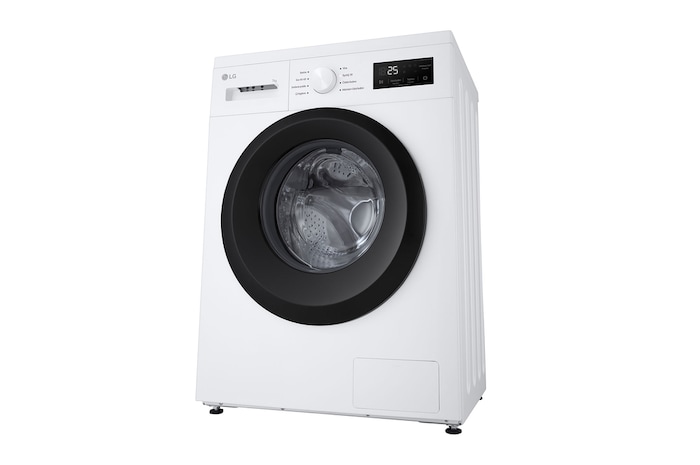 LG Slim pračka LG | 7 kg | A | 1400 ot./min | Rychlý 30' hygienický program | Bílá, F4A10S7NWK