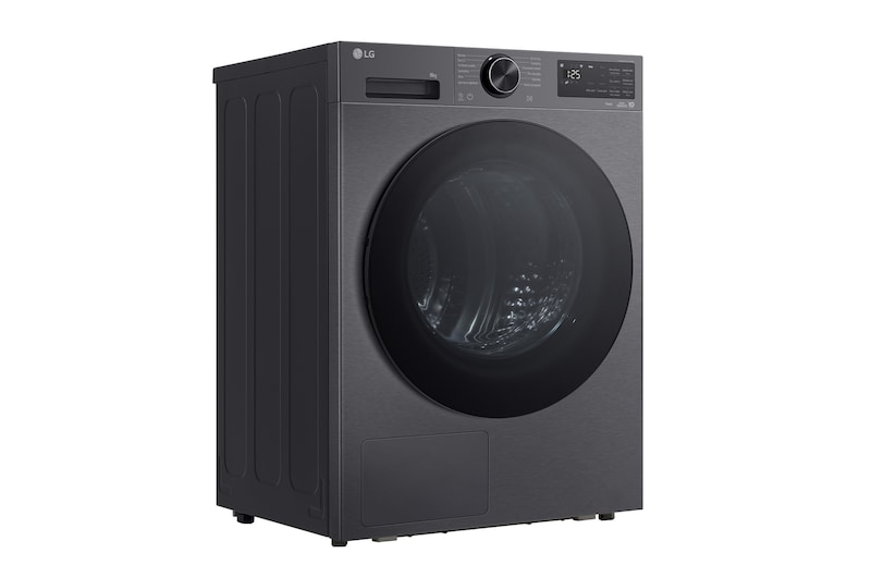 AI Sušička LG | 8 kg | AI DUAL Inverter Heat Pump™ |ThinQ™| Černá/šedá