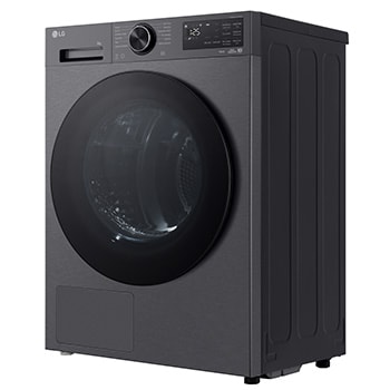 AI Sušička LG | 8 kg | AI DUAL Inverter Heat Pump™ |ThinQ™| Černá/šedá