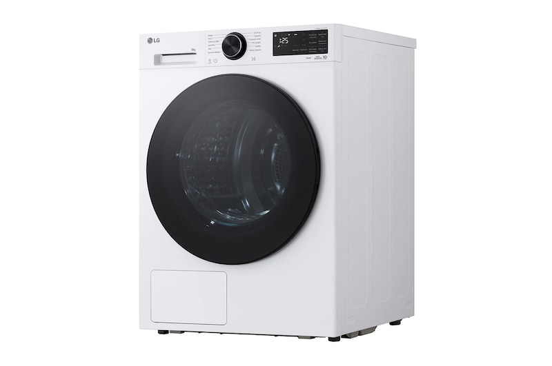AI Sušička LG | 8 kg | AI DUAL Inverter Heat Pump™ |ThinQ™| Bílá