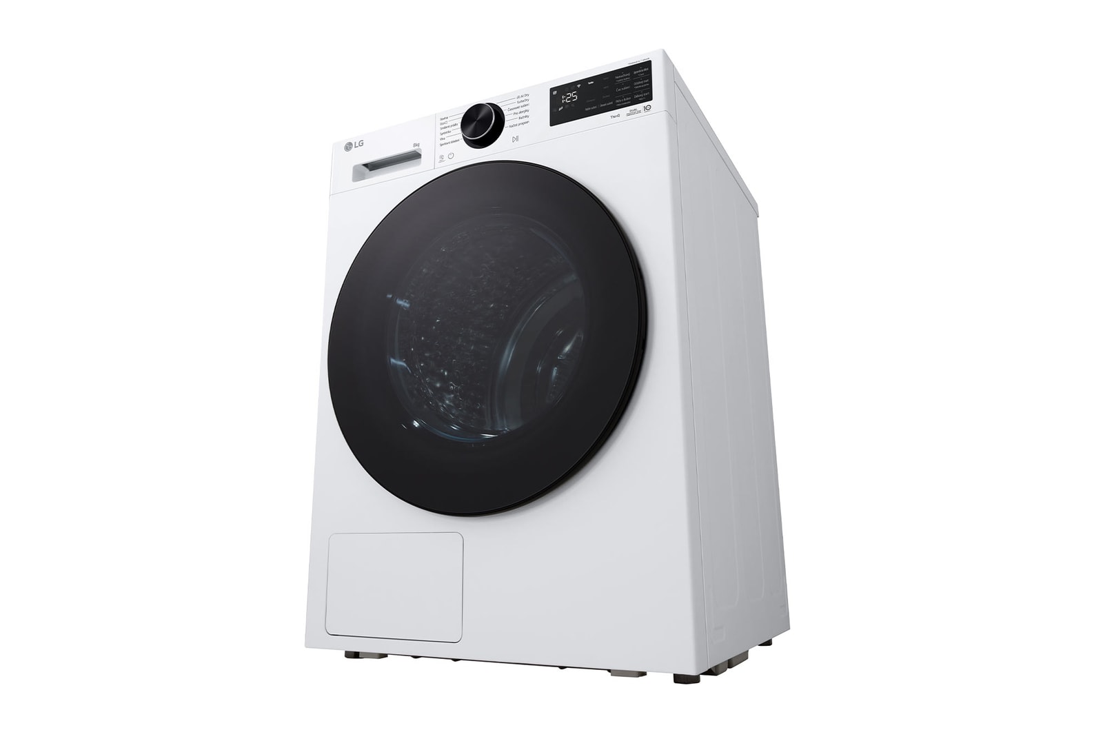 AI Sušička LG | 8 kg | AI DUAL Inverter Heat Pump™ |ThinQ™| Bílá