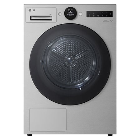Sušička LG - 9 kg - AI DUAL Inverter Heat Pump™ -ThinQ™-Stříbrná