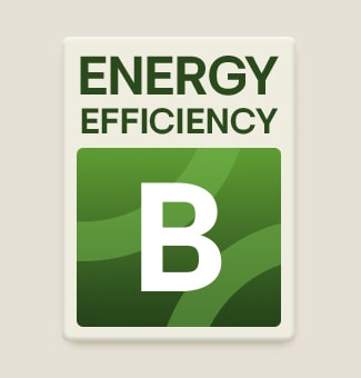 Energetická účinnost B výkon s úsporou energie	