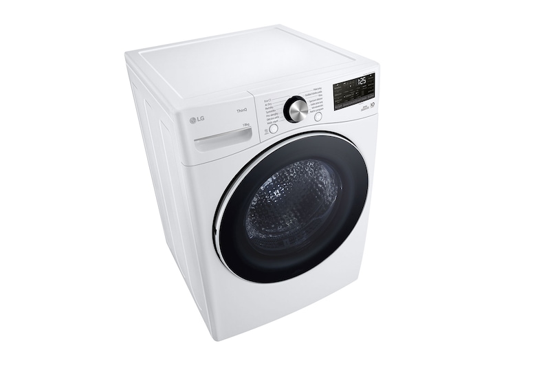 LG Sušička LG | 18 kg | AI DUAL Inverter Heat Pump™ |ThinQ™|Bílá, RH18U8AVCW