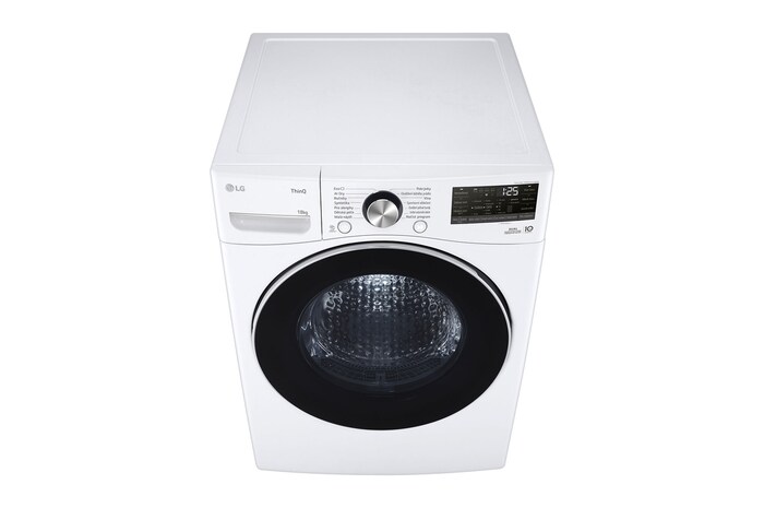 LG Sušička LG | 18 kg | AI DUAL Inverter Heat Pump™ |ThinQ™|Bílá, RH18U8AVCW