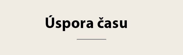 Úspora času