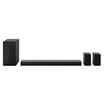 Čelní pohled na 5.1.1 kanálový soundbar LG pro domácí kino s Dolby Atmos a technologií WOW Orchestra – S70TR S70TR