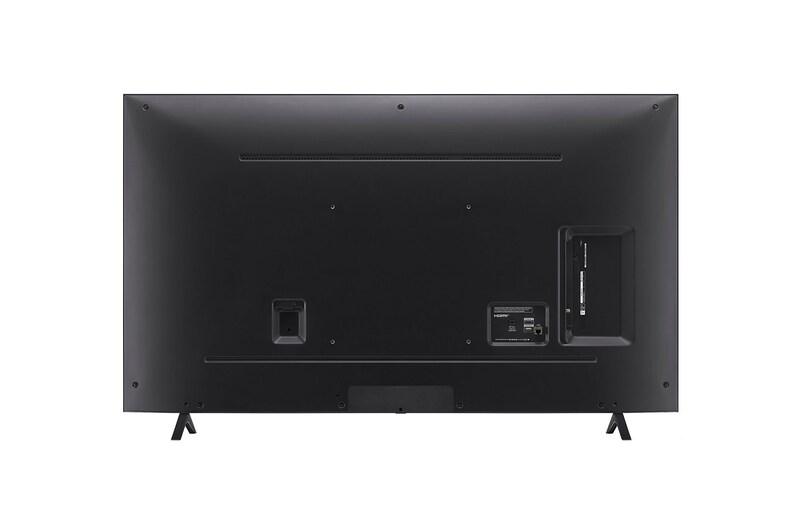 Rear view of LG NanoCell TV, NANO80