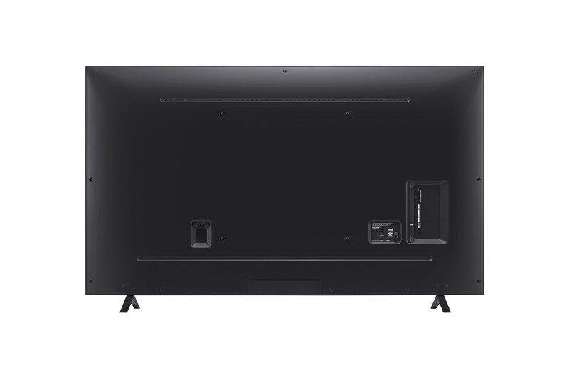 Rear view of LG NanoCell TV, NANO80