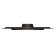 Slightly-angled right-facing side view of LG OLED evo TV, OLED C4
