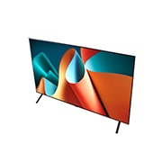 Pohled na LG OLED TV, OLED B4E shora z úhlu