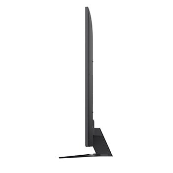 Levý boční pohled na televizor LG NanoCell NANO80 TV.