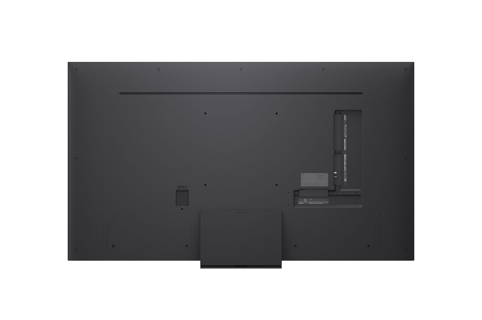 Zadní pohled na LG QNED evo QNED85 TV