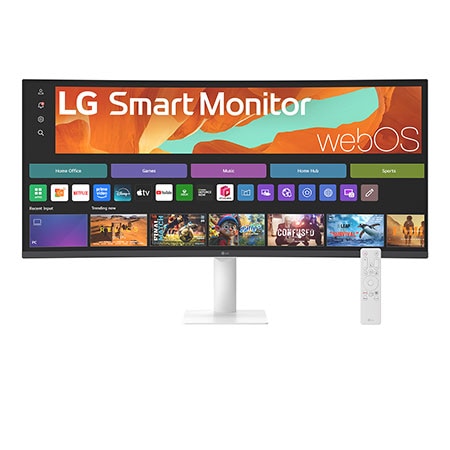LG Smart Monitor 34" zakřivený displej WQHD pro streamování s webOS 34U601SA-W