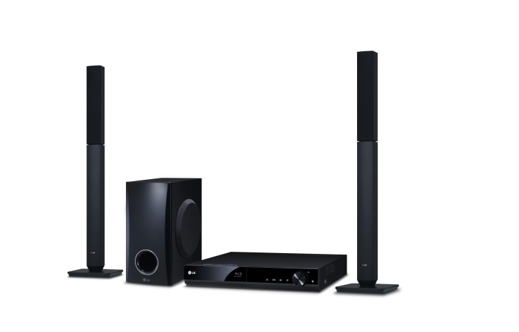 Čelní pohled na 2.1 kanálový 3D Blu-ray systém domácího kina, Smart TV, DLNA, hudební výkon 204W BH4530D