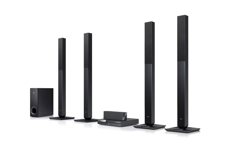 LG 5.1 kanálový 3D Blu-ray systém domácího kina, Smart TV, hudební výkon 850W, USB direct ripping, DLNA, BH6520T