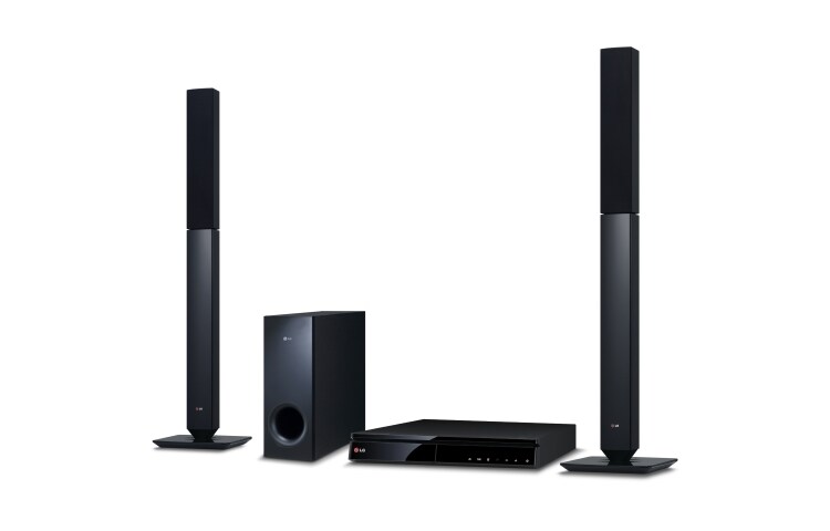 Čelní pohled na 2.1 kanálový 3D Blu-ray systém domácího kina, Smart TV, DLNA, hudební výkon 500W BH6530D
