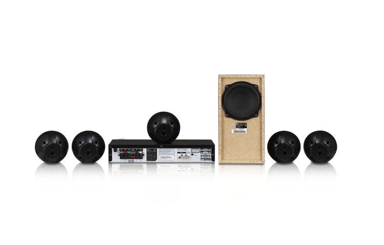 LG DVD systém stylového domácího kina, hudební výkon 300W, Dolby digital, DH3140S