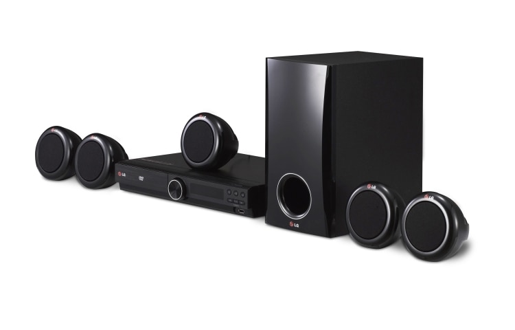 LG DVD systém stylového domácího kina, hudební výkon 300W, Dolby digital, DH3140S