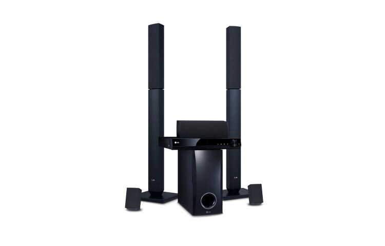 LG 5.1 kanálový DVD systém domácího kina, hudební výkon 330W, Přímé nahrávání na USB, Portale In, DH4430P