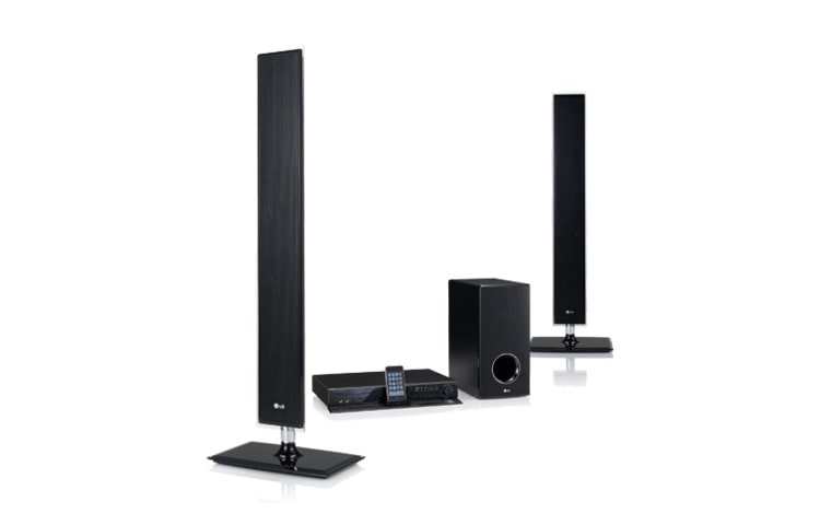 LG 2.1 kanálový Blu-ray systém domácího kina s možností připevnění reproduktorů na stěnu, HB965DF