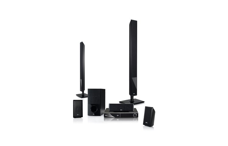 Čelní pohled na 5.1 kanálový 850 W systém domácího kina HX806PG