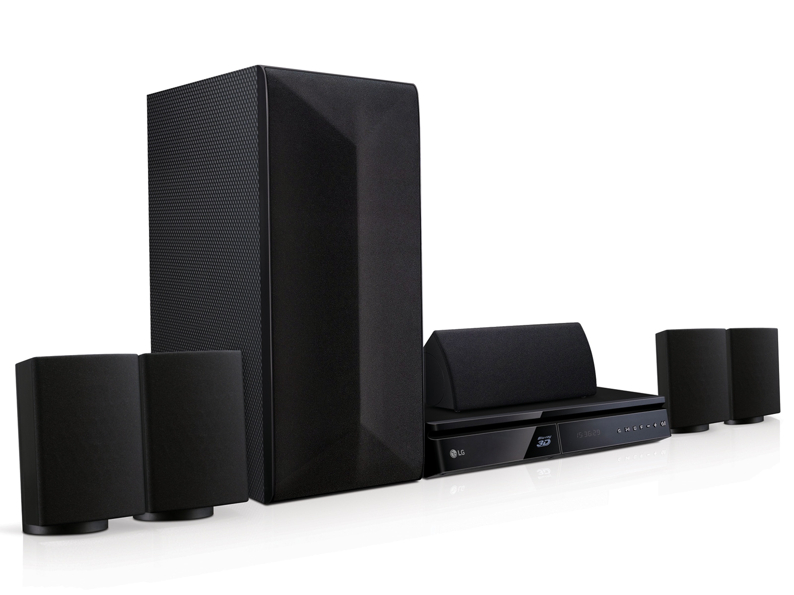 Čelní pohled na 3D Blu-ray™ / DVD Home Theater System LHB625