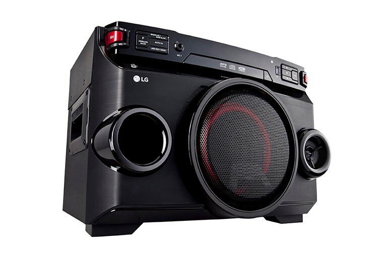 LG Mikro Hi-Fi systém s CD přehrávačem, výkon 220W, USB, Bluetooth, nahrávání na USB, OM4560