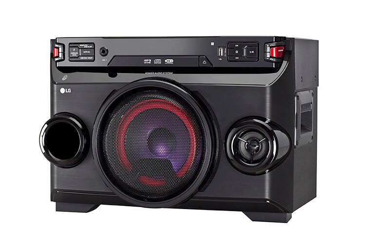 LG Mikro Hi-Fi systém s CD přehrávačem, výkon 220W, USB, Bluetooth, nahrávání na USB, OM4560