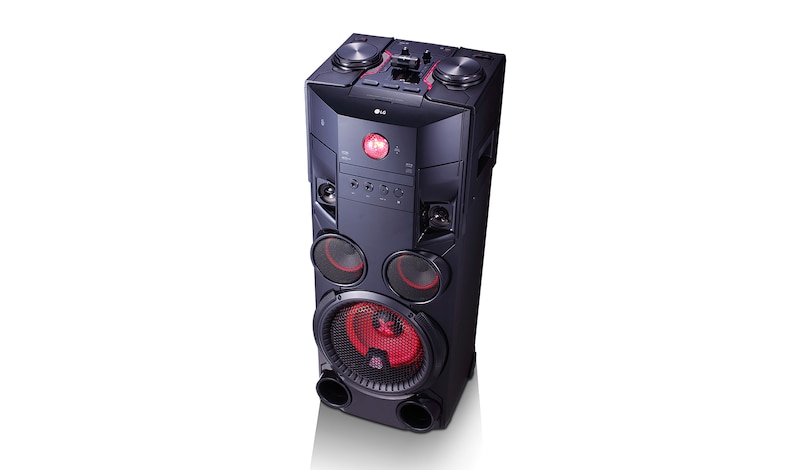 LG Mikro Hi-Fi systém s CD přehrávačem, výkon 1000W, 2x USB, Bluetooth, nahrávání na USB, OM7560