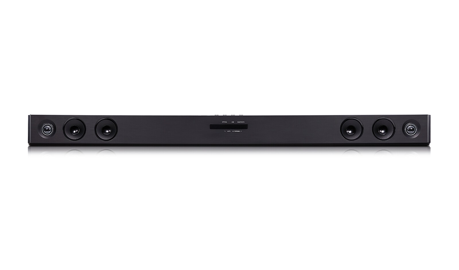 Čelní pohled na SJ3, 2.1 sound bar SJ3