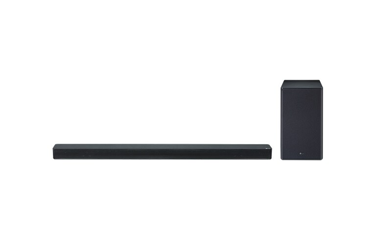 Čelní pohled na LG SK8, 2.1 Sound Bar SK8