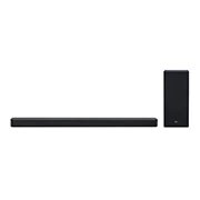 Čelní pohled na Sound Bar 3.1 | Bezdrátový subwoofer | Multi Bluetooth | Hudební výkon 420 W | DTS Virtual:X | FM rádio | Audiopřevodník HiFi DAC 24Bit - 96kHz SL6YF