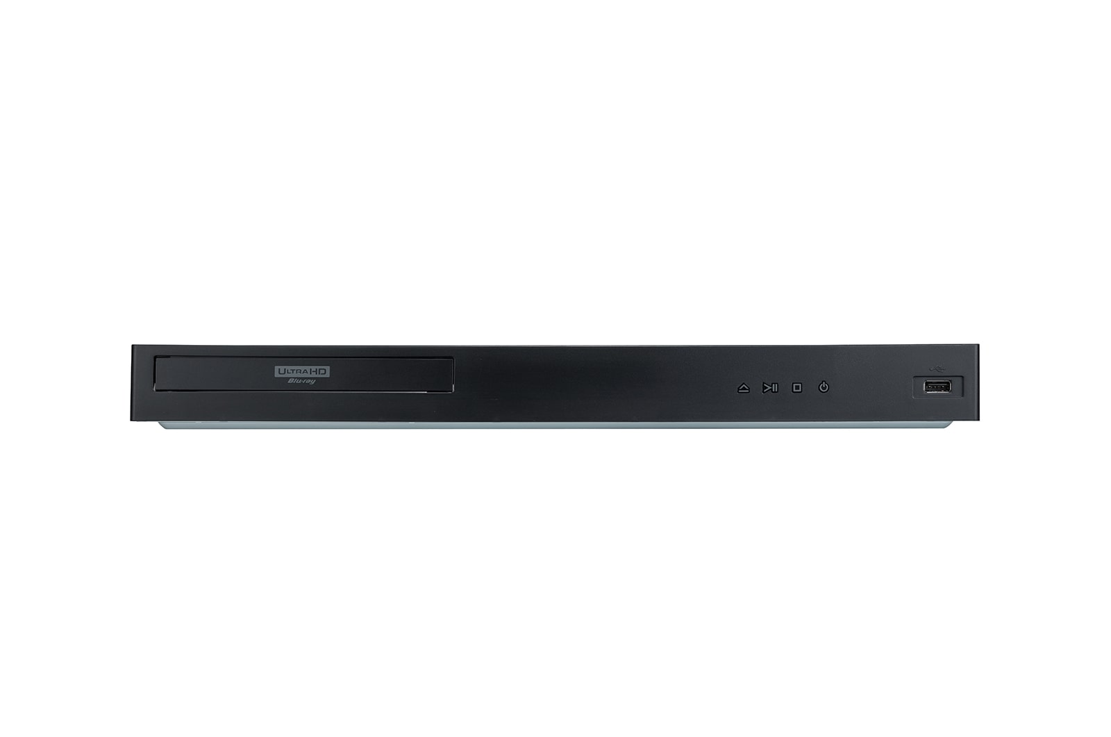 Čelní pohled na UBK80, Ultra HD Blu-ray přehrávač UBK80