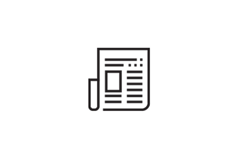 Srolovaný pergamen s černým obrysem obsahuje řádky různých délek a rámečky, který vyplňují celý svitek.