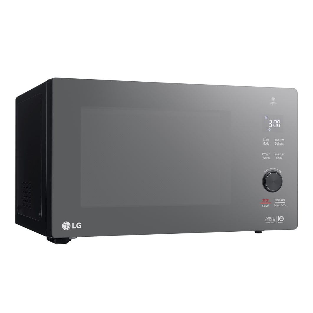 LG Mikrovlnná trouba s grilem | 25 l | Smart Inverter | EasyClean™|Nerez a kouřové sklo, MH6565DPR