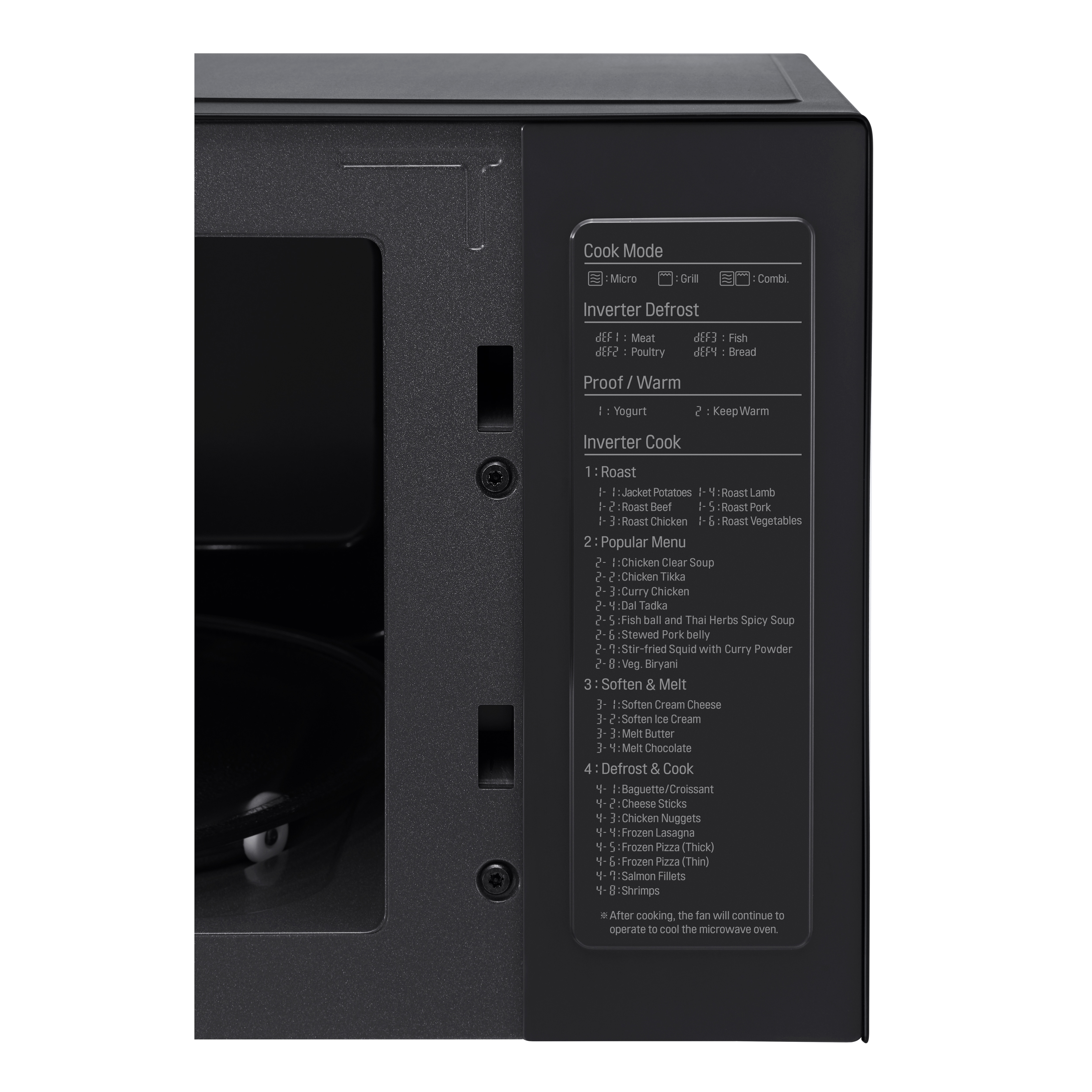 LG Mikrovlnná trouba s grilem | 25 l | Smart Inverter | EasyClean™|Nerez a kouřové sklo, MH6565DPR
