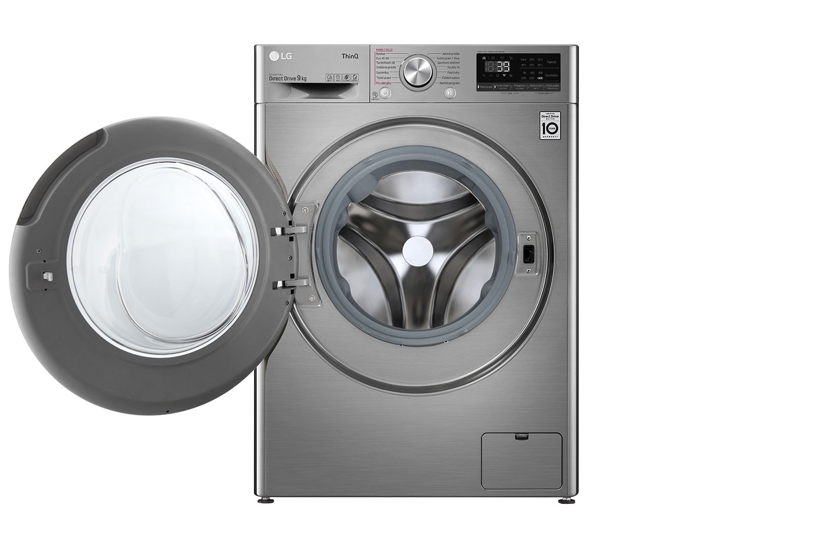 LG BALÍČEK BLACK | Pračka F4WV909P2TE.ASSQWCZ + Sušička RC91V9EV2Q.ASSQKCZ + Výsuvný mezikus + Chladnička GBB72MCUGN.AMCQEUR, BLACK5