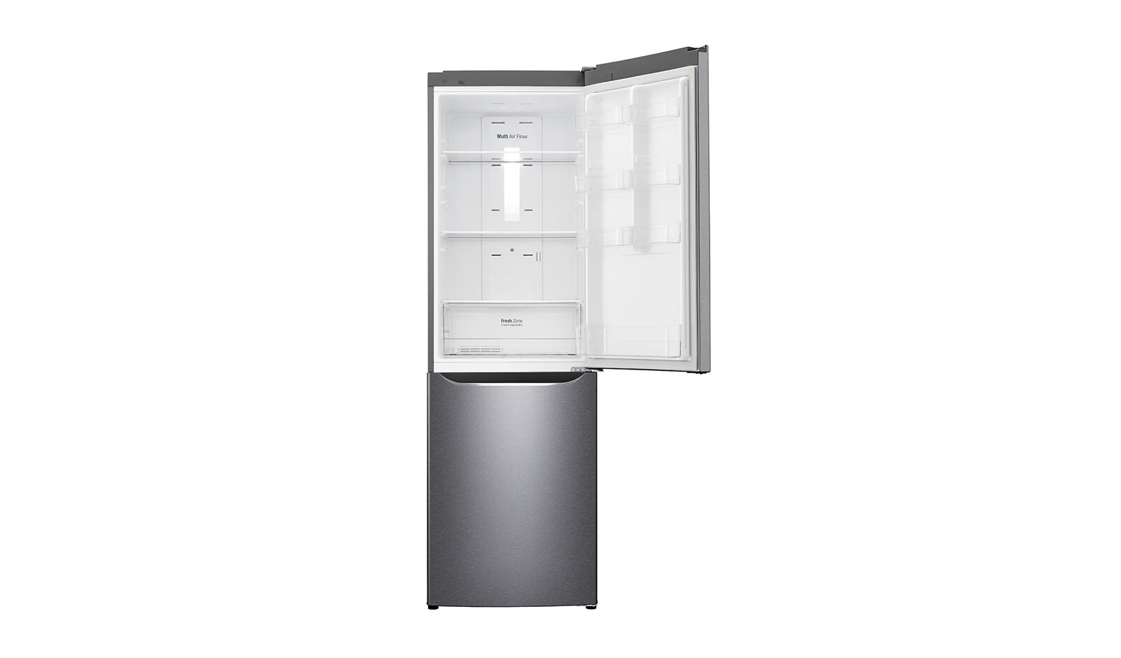 LG Hrubý objem 354l | 242 kWh/rok | LG Lineární invertorový kompresor | LG Total No Frost | Multi-Air Flow™ | NatureFRESH | Vnější LED displej | Smart Diagnosis™, GBB39DSDZ